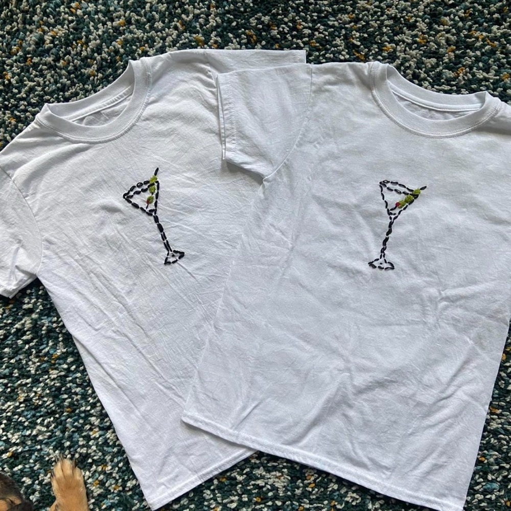 Martini Glass Mini Tee
